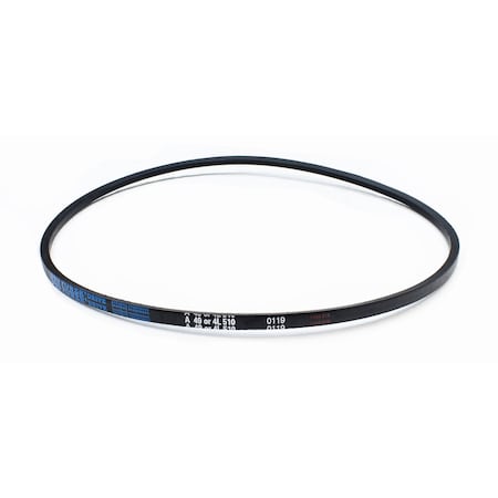 D&D A49/4L510 Classical V-Belt, 51 in Outside Length, 1/2 in Top Width, 1 Ribs A49/4L510